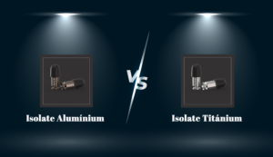 Isolate Aluminium füldugó vs Titanium füldugó