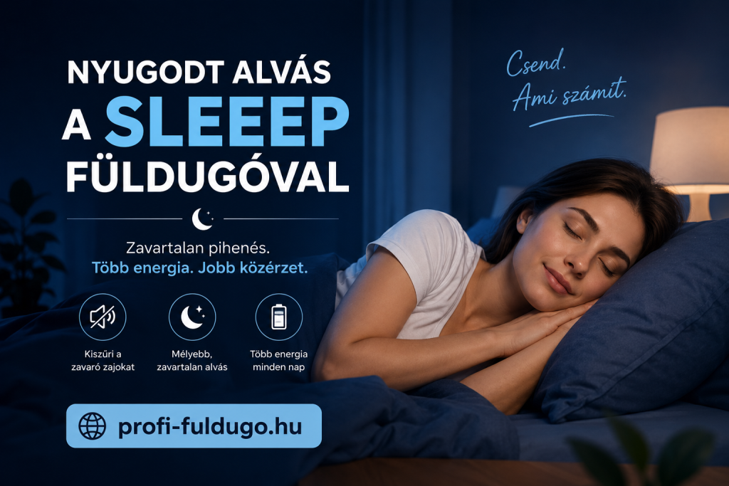 Nyugodt alváshoz füldugó, horkolás
