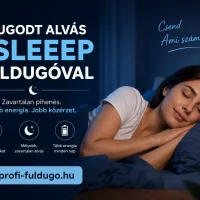 Nyugodt alváshoz füldugó, horkolás